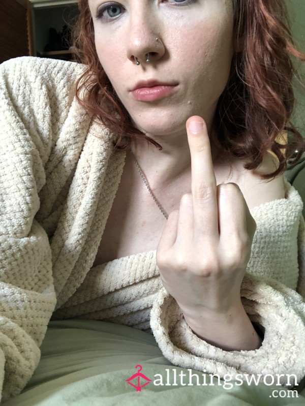 The Middle Finger From Me 🖕👩‍🦰