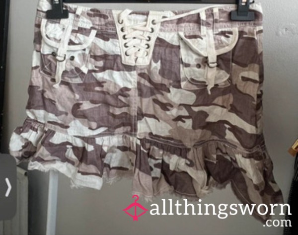 The Perfect Sissy Camo MiniSkirt For My Y2K Babesss 💖💅🏾💕👱🏾‍♀️