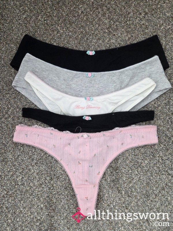 🌹 The Rose Collection | 5 Cotton On Body Panties With Their Own Story
