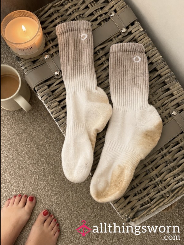 The Socks I Pad Around The House In
