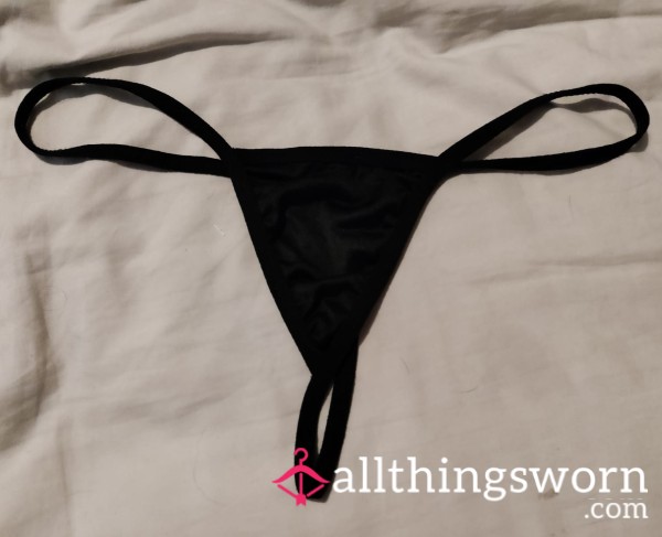 The TINIEST Black G-string