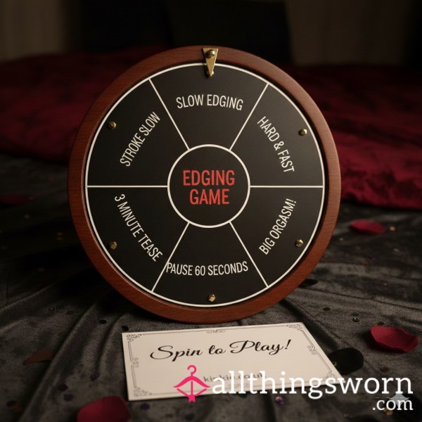 The Ultimate Tease: Edging Spin The Wheel Game (Stroke Slow!)