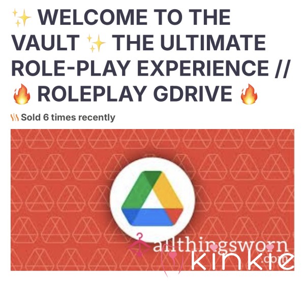✨ THE VAULT IS OPEN ✨ / GDRIVE £5000+ Worth Of Filthy, Fantasy-fuelled Content