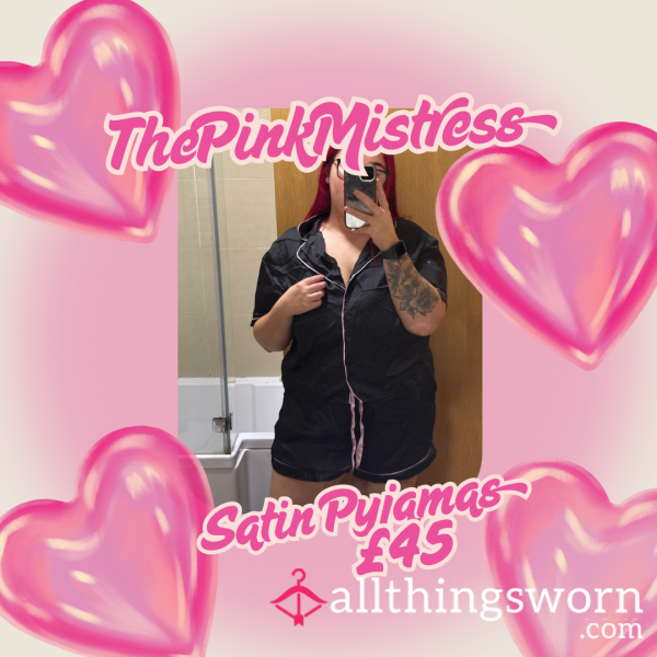 🛏️ ThePinkMistress’s Worn Pyjama Set – Size XL (UK)