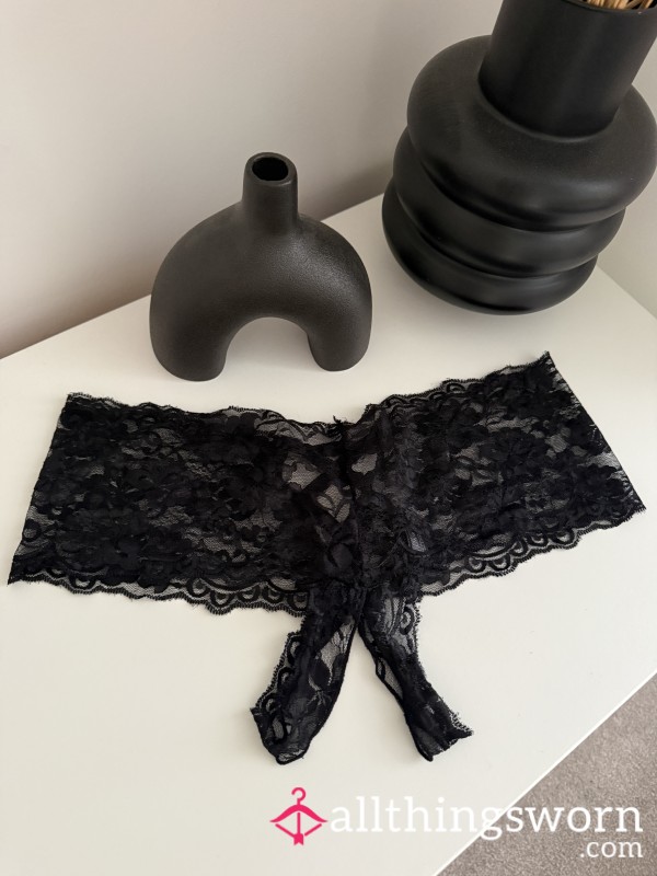 These Crotchless Panties Got Plenty Of Attention Before Being Packed Up For You 😉
