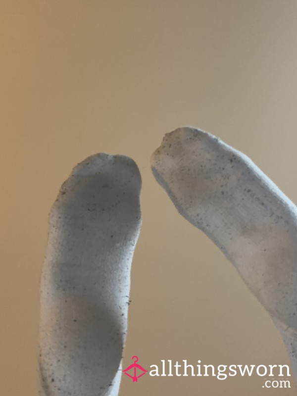 These Socks Have Been Worn For A Full 24 Hours Straight 💕  Naturally Worn During My Normal Daily Activities. No Washing After Wear.  Sealed Carefully And Shipped Discreetly.  Only One Pair Av