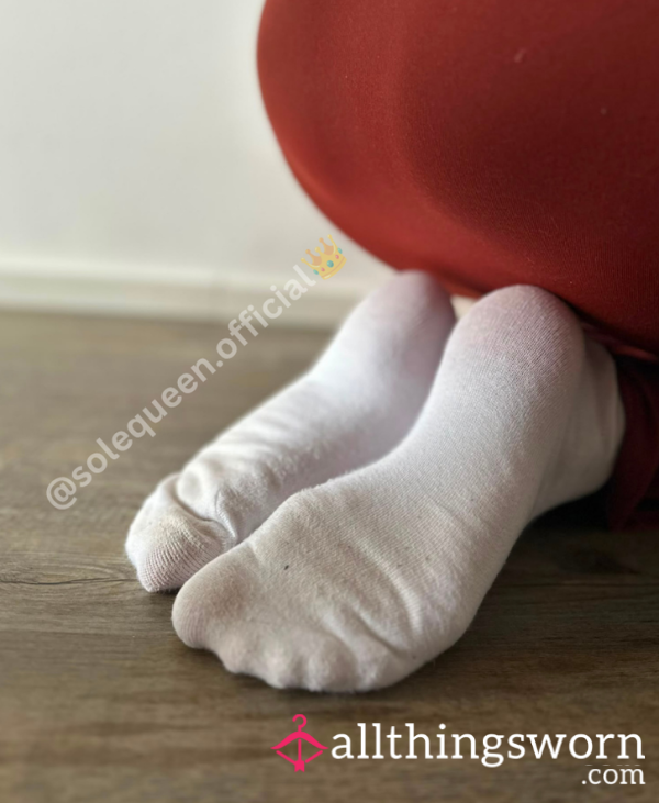 These Stayed On My Feet For 48 Hours… 🤍 | White Everyday Socks | Size 39