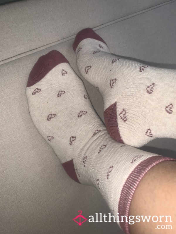 Thick Bed Socks, To Be Worn Night After Night At Your Request.