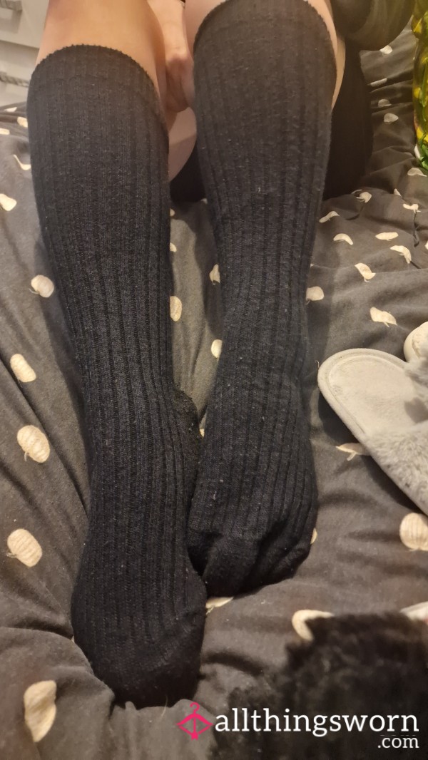 Thick Black Socks