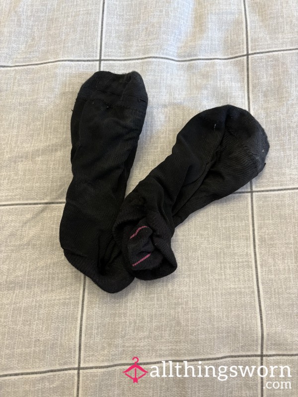 Thick, Black Trainers Socks - Smothered In A Sweet Sweaty Aroma 😏💦