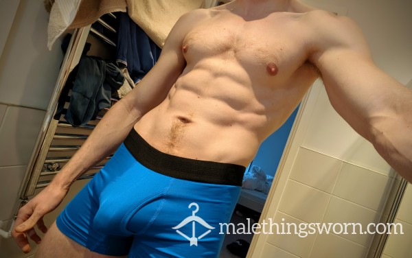 Thick D*ck Muscle Lad's Post-gym Compression Boxers 💦 Heavy Scent, Heavy Balls ;)