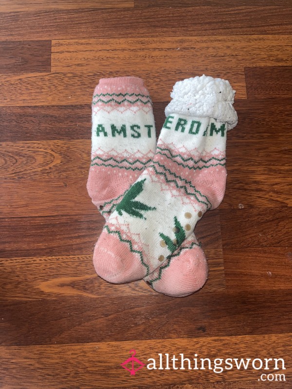 Thick Fluffy Amsterdam Socks 🌸