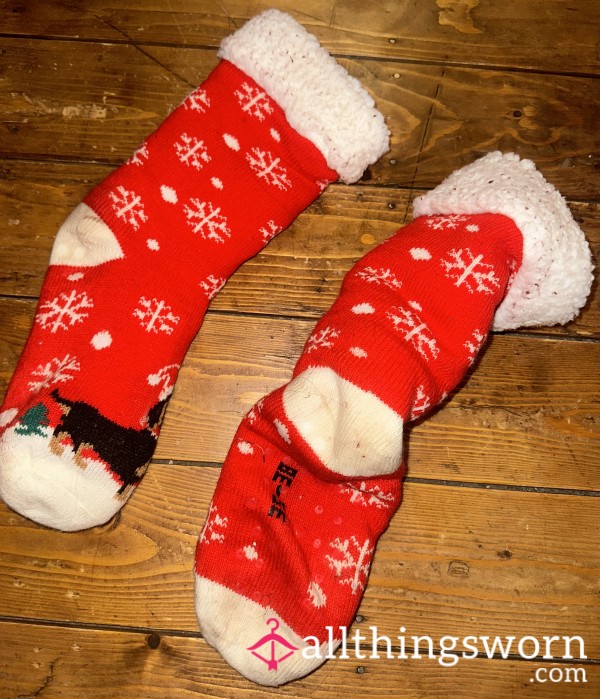 Thick Fluffy Worn Socks