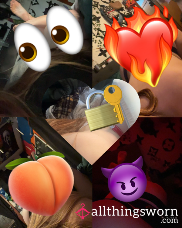 Thick Ginger Booty Tease Bundle — 5 Pics