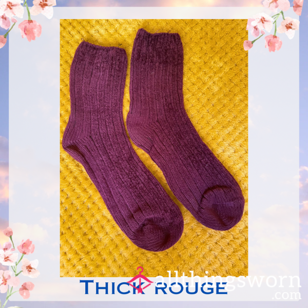 Thick Rouge Socks ♥️ 2 Day Wear + 1 Workout Included - £15 😈 Longer Wears And International Shipping Available 🌍