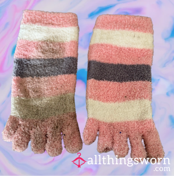 THICK, Sweat-Stained Toe Socks🖤💋