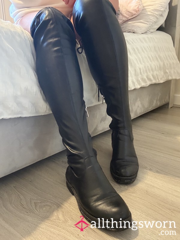 Thigh High Flat Boots 👢