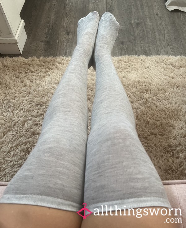 Thigh High Socks -gray