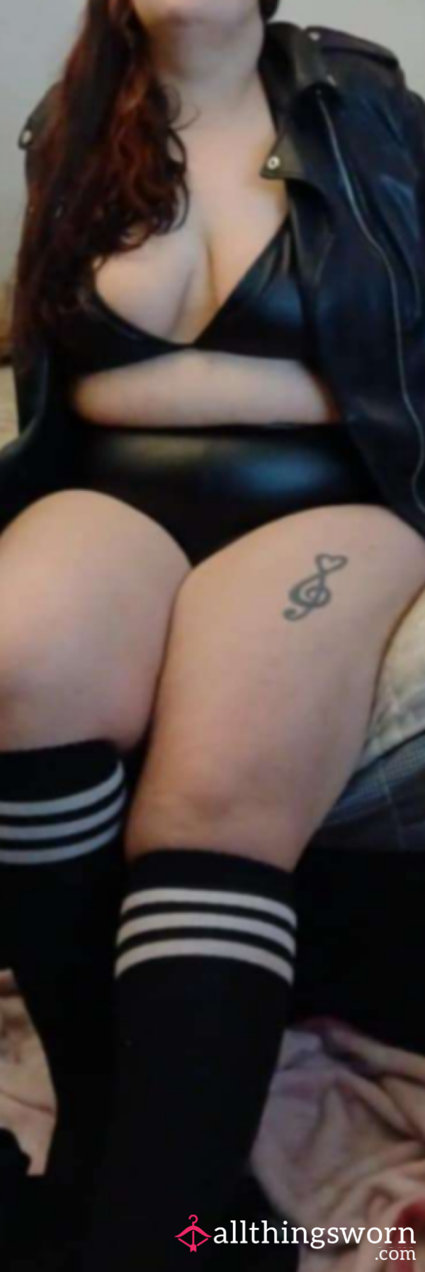 Thigh High Stripped Socks