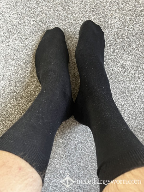 Thin Black Socks
