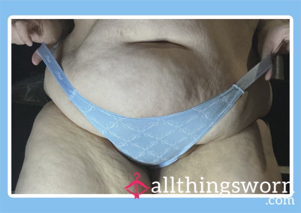 Thin Strapped Baby Blue VS Thong 🩵