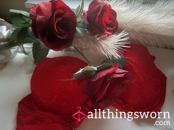 This Bra Has Been Worn All Day Beneath Teasing Smiles, Quiet Confidence, And Moments Better Left To The Imagination. Warmed Against Skin For Hours… And Kept On During Certain Activities That 