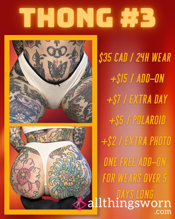 PENDING WEAR - Thong #3