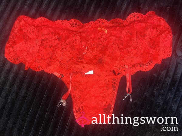 Thong And Garter Belt