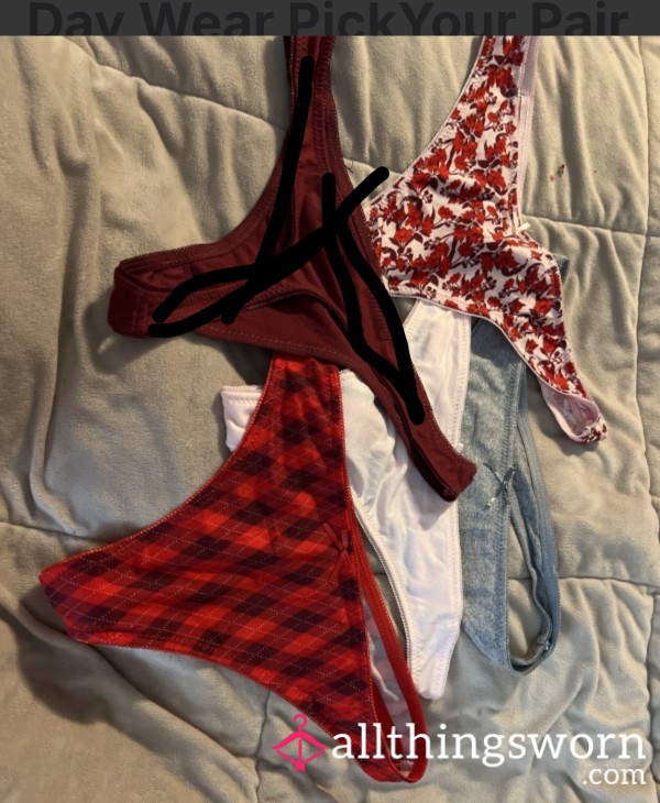 Thong Comes With 7 Day Wear PickYour Pair
