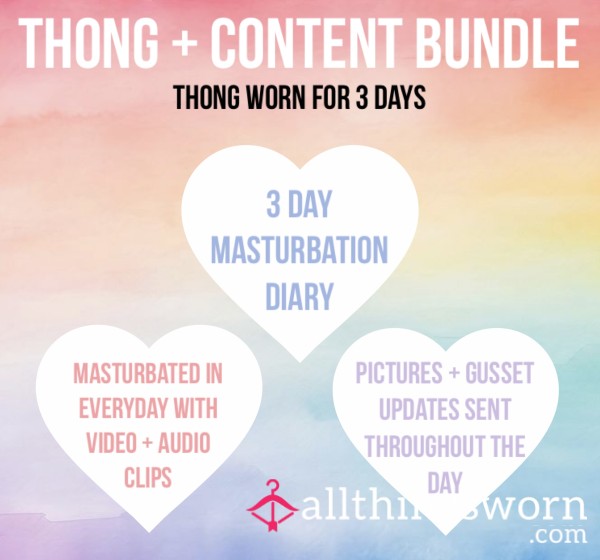 Thong + Content Bundle💗