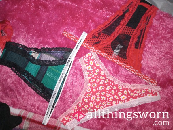 Thong Panties Each Sold Seperately
