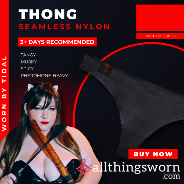 THONG | Seamless Nylon Thong