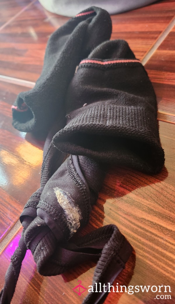 Thong + Socks Combo From WORK 🙂‍↔️‼️