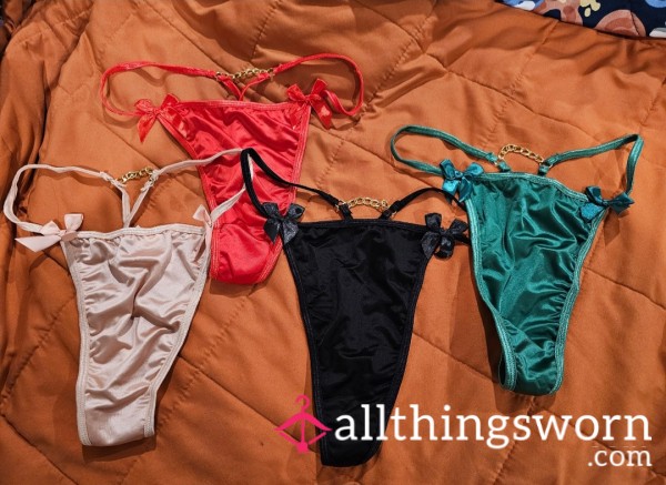 Thong With Gold Chain