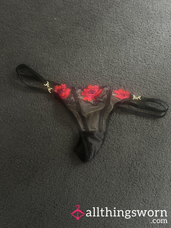 Thong Worn 4 Days Hot Sweaty Work