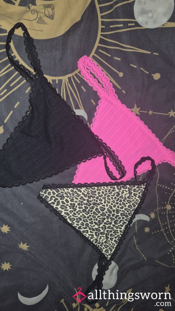 Thong Worn For 24 Hours To Gym Gla**es. Heavily Scented.