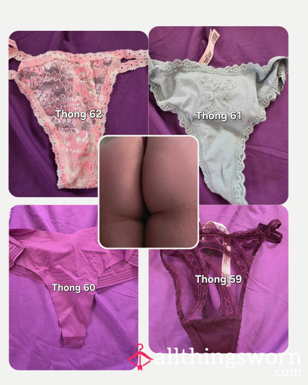 Thongs 59 60 61 62