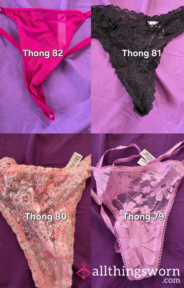 Thongs 79, 80, 81 & 82