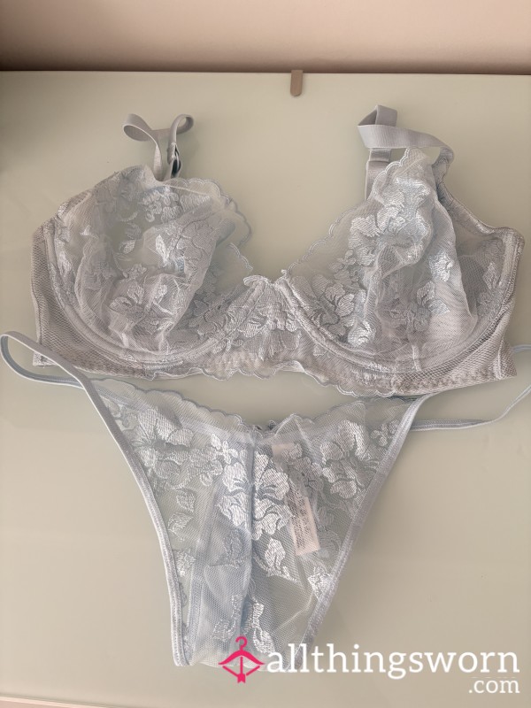 Thongs And Bra Set