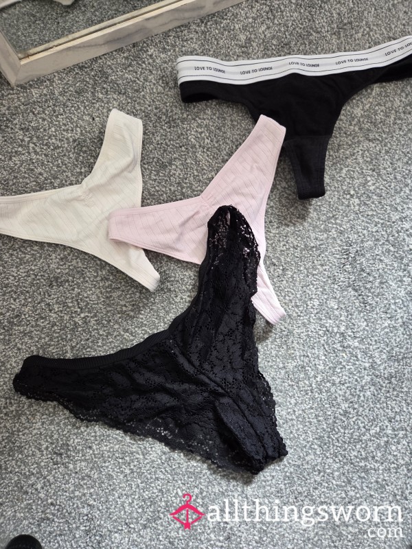 Thongs Avaliable For 24 Hours Wear