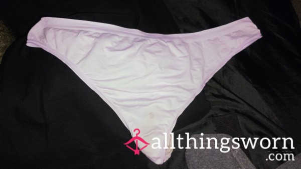 Thong I Was Wearing While My Ex Girlfriend F**ked Me And Made Me Squirt.