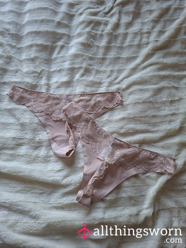 Thongs With Lace🥵🤎 Nude Color
