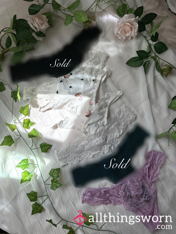 Thongs With Lace