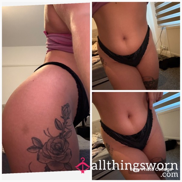 Thongs Worn 24 Hour Wear (longer If Wanted)
