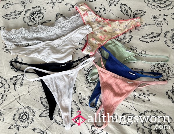 Thongs Worn Daily - Plain, Lacy, Cute & More