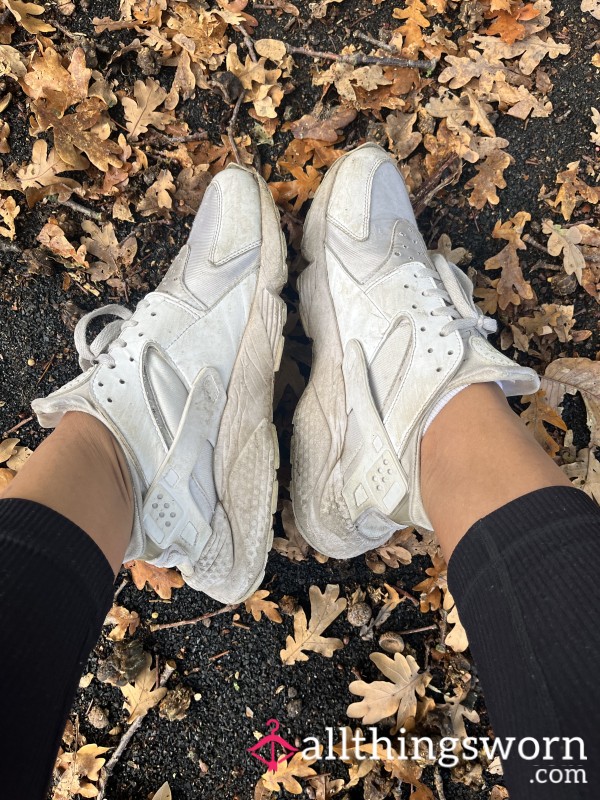 Thoroughly Loved And Destroyed White Huaraches