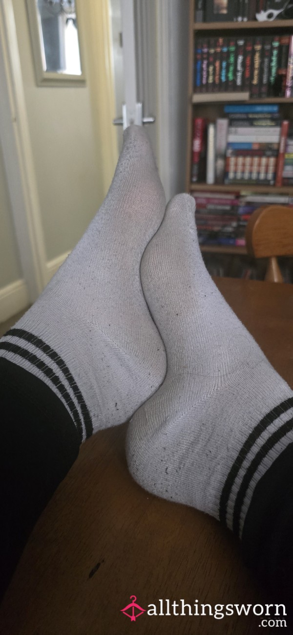 Threadbare Worn Out Sweaty Socks 😈🖤