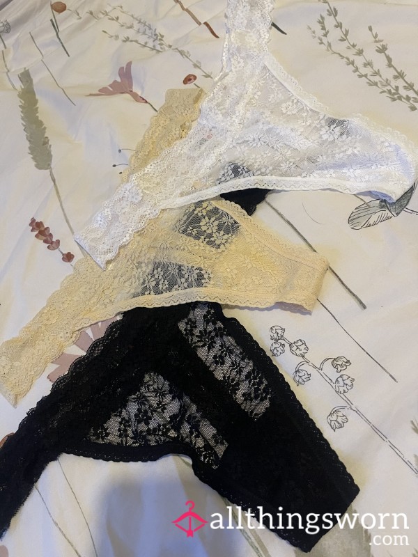 Three Lace Thongs That Have Been Stuck On Me 😈