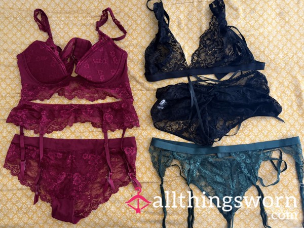 Three Lingerie Sets To Chose From— Ready To Be Worn And Used To Your Preference (ONE SET PER PRICE)