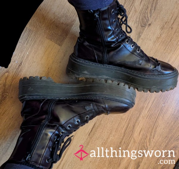 Three Years Worn Boots – Authentic Used Pair